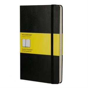 Moleskine Large Squared Hardcover Notebook